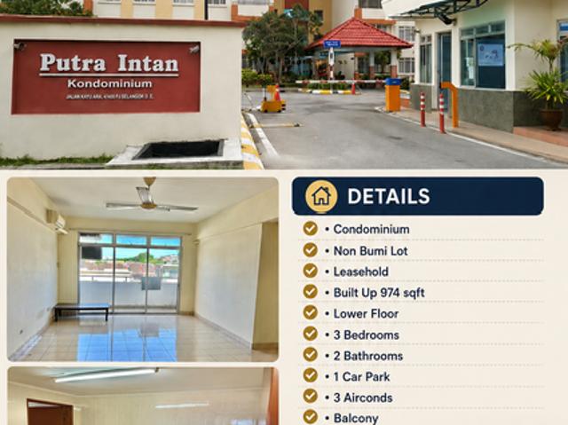 Condominium for sale in Tanjong Sepat, Selangor