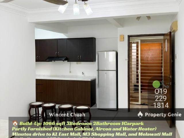 Condominium for rent in Taman Melati, Kuala Lumpur