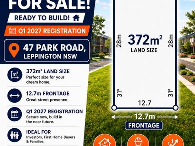 Land for sale in Sydney, New South Wales