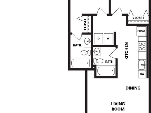 Apartment for rent in Oregonia