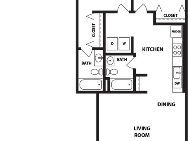 Apartment for rent in Oregonia