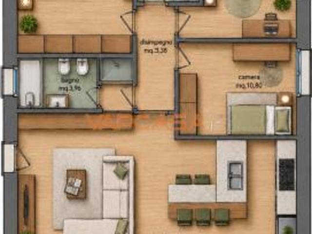 Appartamento in vendita a Casirate D'adda, Lombardia