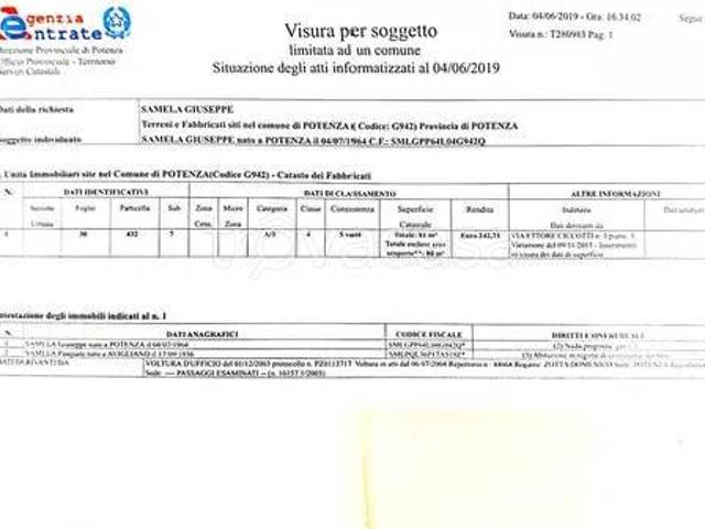 Appartamento in vendita a Macchia romana, Potenza