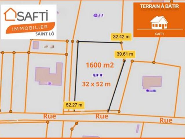 Terrain vente à Saint-Lô, Le Mesnil-rouxelin