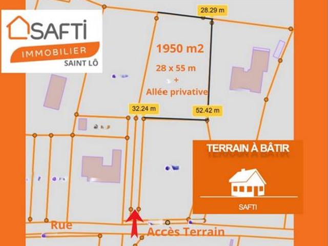 Terrain vente à Saint-Lô, Le Mesnil-rouxelin