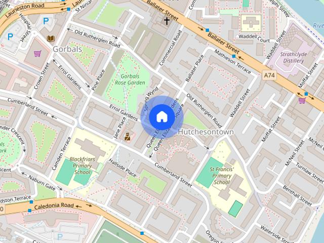 Apartment for rent in Hutchesontown, Gorbals