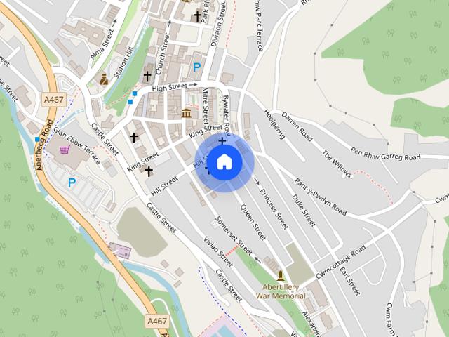 House for rent in Abertillery, Wales