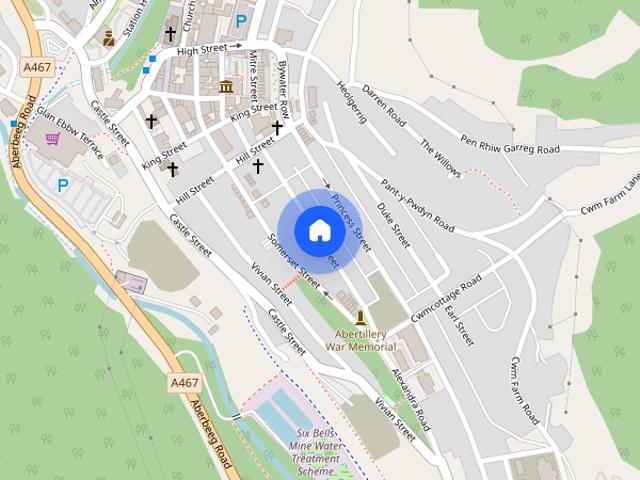House for rent in Abertillery, Wales