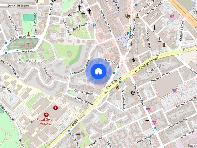 Apartment for rent in Stow Hill, Wales