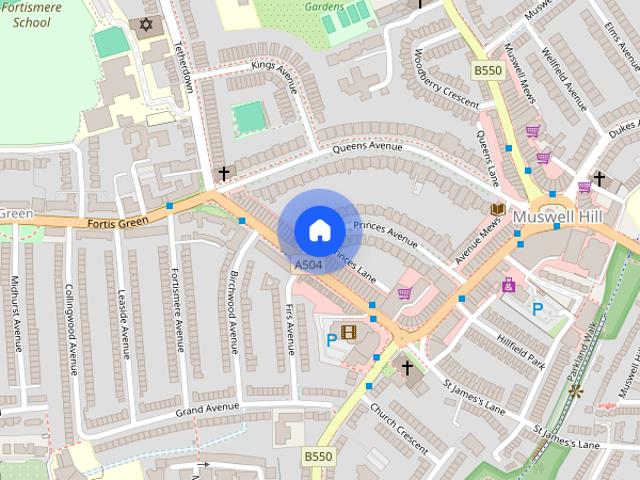Apartment for rent in Muswell Hill, Greater London