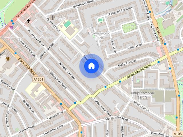 Apartment for rent in Brownswood Park, Stoke Newington
