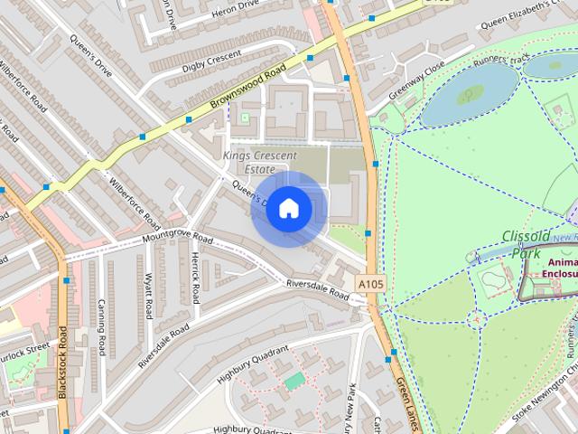 Apartment for rent in Brownswood Park, Stoke Newington
