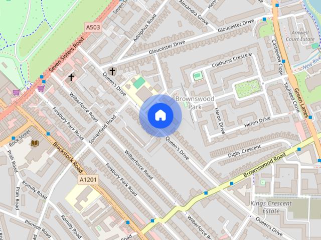 Apartment for rent in Brownswood Park, Stoke Newington