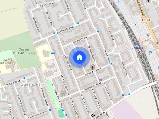 House for rent in Queens Park, Bedford