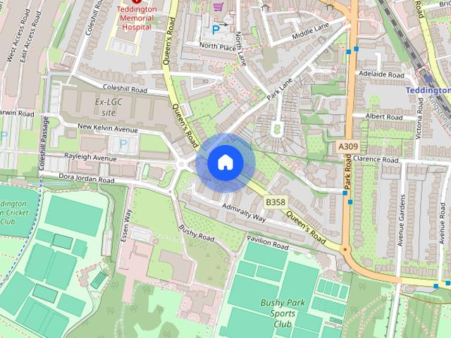 Apartment for rent in Hampton Hill, Greater London