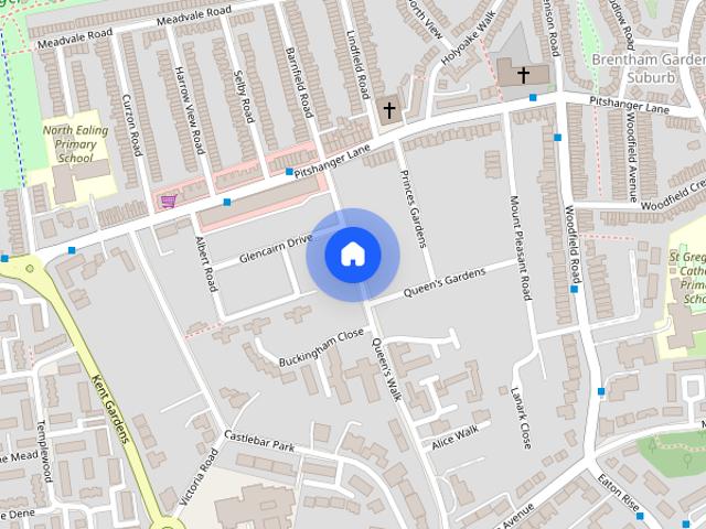 Apartment for rent in London Borough of Ealing, Perivale