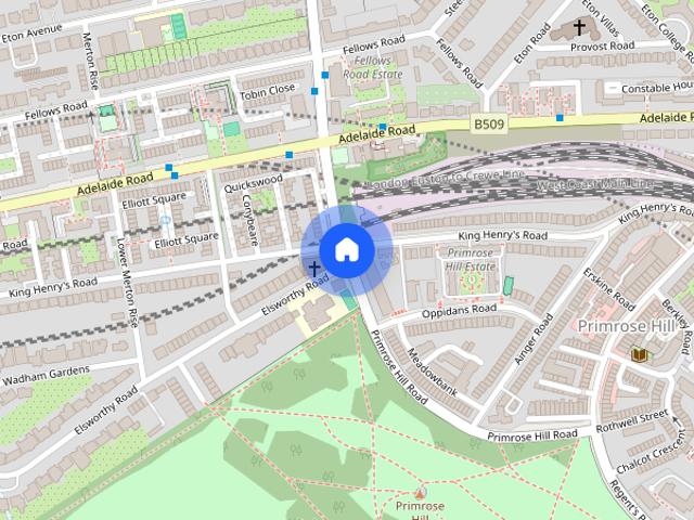 Townhouse for rent in Belsize Park, Primrose Hill