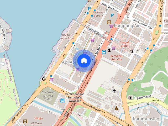 Room for rent in Api-Api Center, Bahagian Pantai Barat