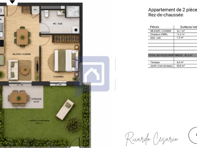 Appartement vente à Quimper, Bretagne