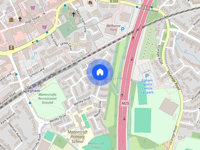 Apartment for rent in Row Town, Surrey