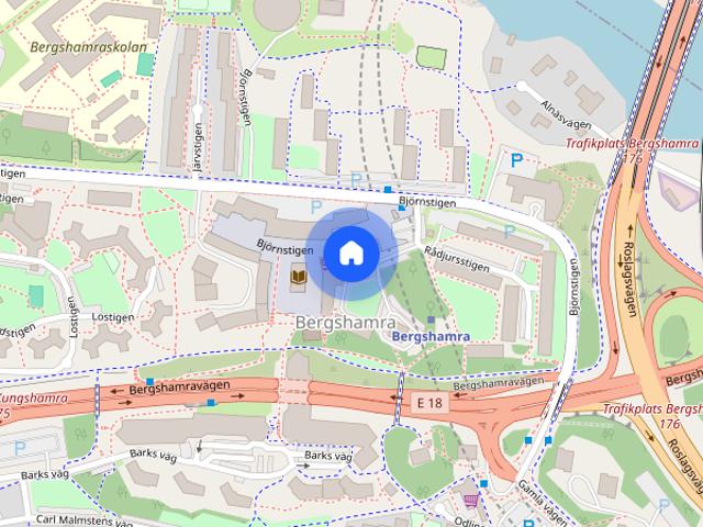 Lägenhet hyra i Bergshamra, Stockholm