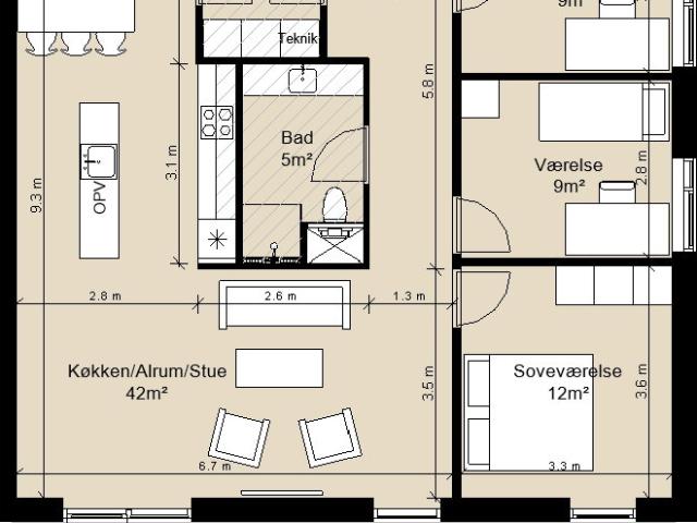 Villa til leje i Ølsemagle, Køge