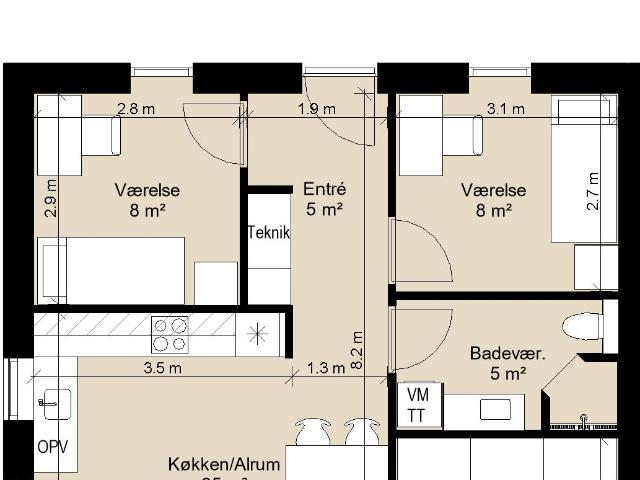 Villa til leje i Ølsemagle, Køge