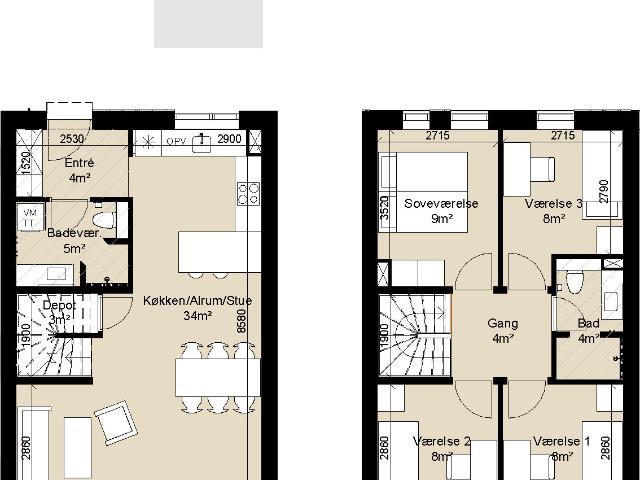 Villa til leje i Pilegårdskvarteret, Tårnby
