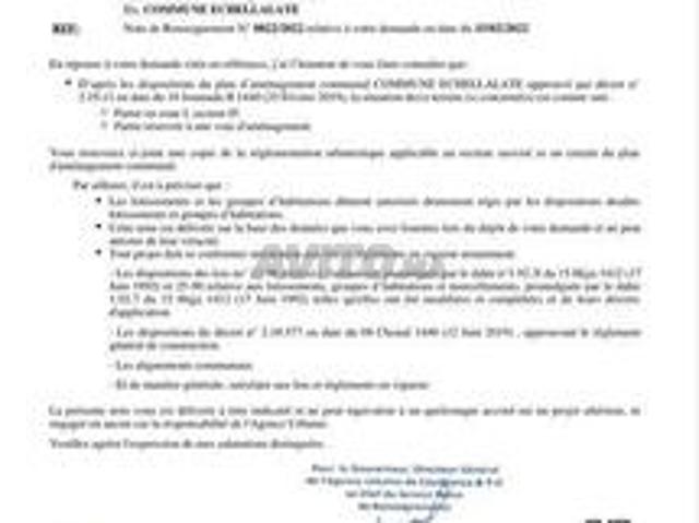 Propriété vente à Aïn Harrouda, Gharb-Chrarda-Beni Hssen