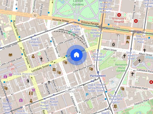 Apartment for rent in East End Theatre District, Melbourne