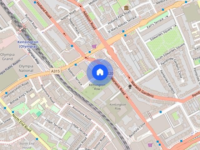 Apartment for rent in Kensington, Greater London