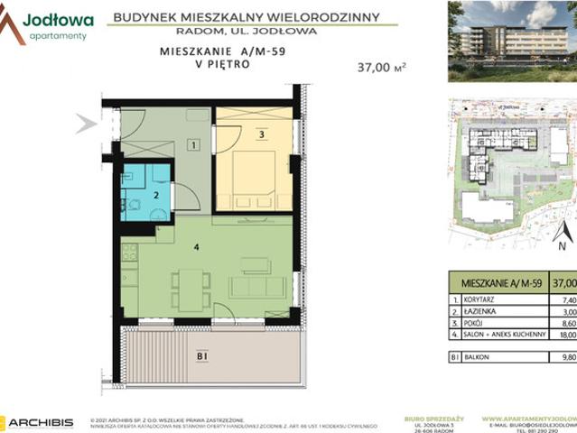 Mieszkanie na sprzedaż w Radom, Mazowieckie