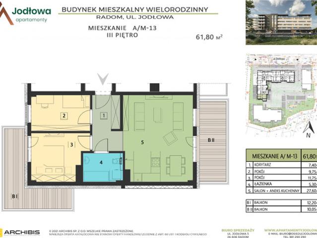 Mieszkanie na sprzedaż w Radom, Mazowieckie