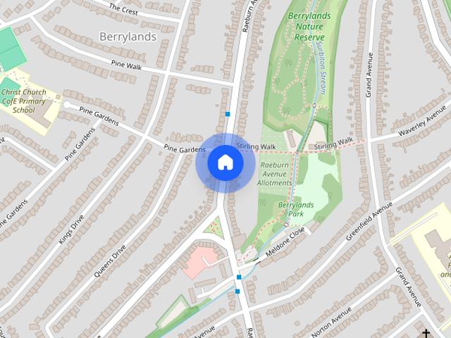 House for rent in Berrylands, Greater London