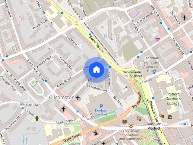Apartment for rent in Gilcomston, Ballindoch