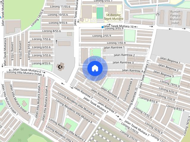 Townhouse for rent in Wellesley, Penang