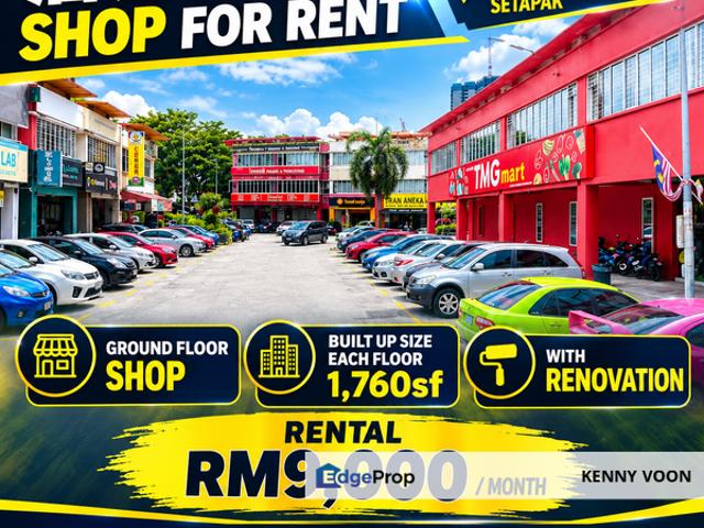 Shop for rent in Setapak, Kuala Lumpur