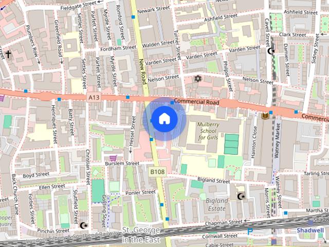 House for rent in St. George in the East, Whitechapel