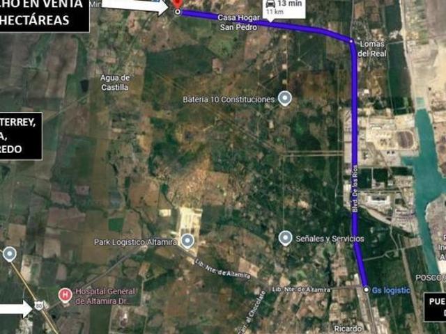 Rancho en venta en Altamira, Tamaulipas