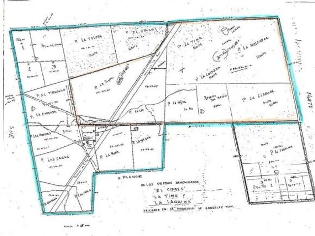 RANCHO EN VENTA EN POR LAS ADJUNTAS EN MUNICIPIO DE GONZALEZ EN TAMAULIPAS