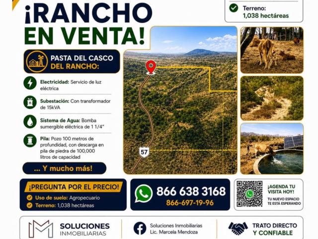 Terreno en venta en Sabinas, Coahuila