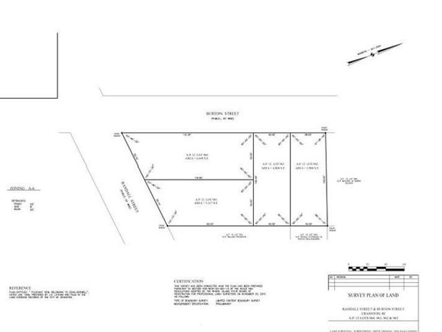 Land for sale in Cranston, Rhode Island