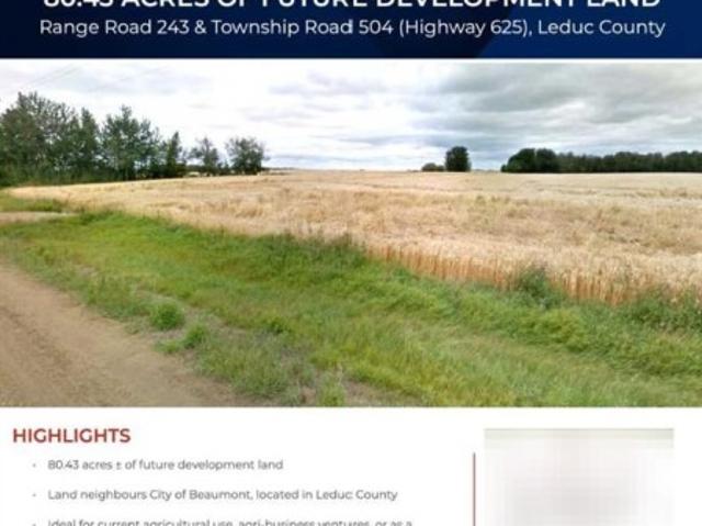 Farm for sale in Beaumont, Alberta