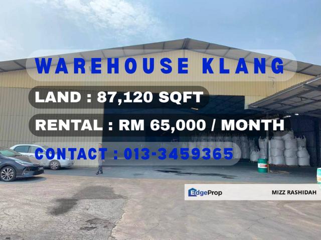 Warehouse for rent in Port Klang, Selangor