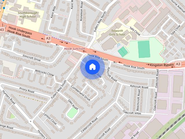 Apartment for rent in Chessington, Hook