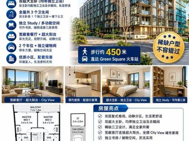 Apartment for rent in Zetland, Sydney