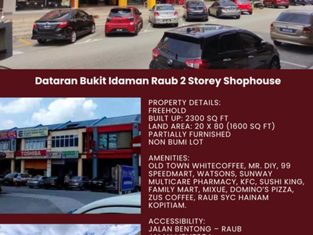 Shop for sale in Raub, Pahang