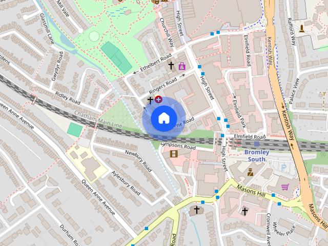Apartment for rent in Shortlands, Greater London