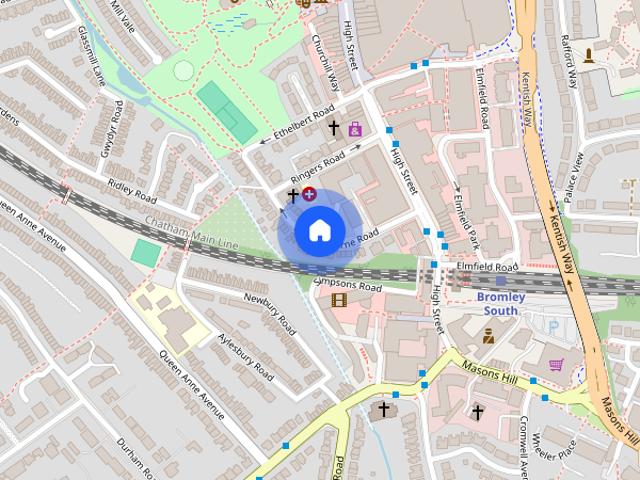 Apartment for rent in Shortlands, Greater London