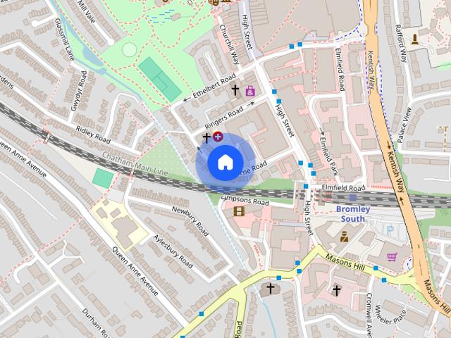 Apartment for rent in Shortlands, Greater London